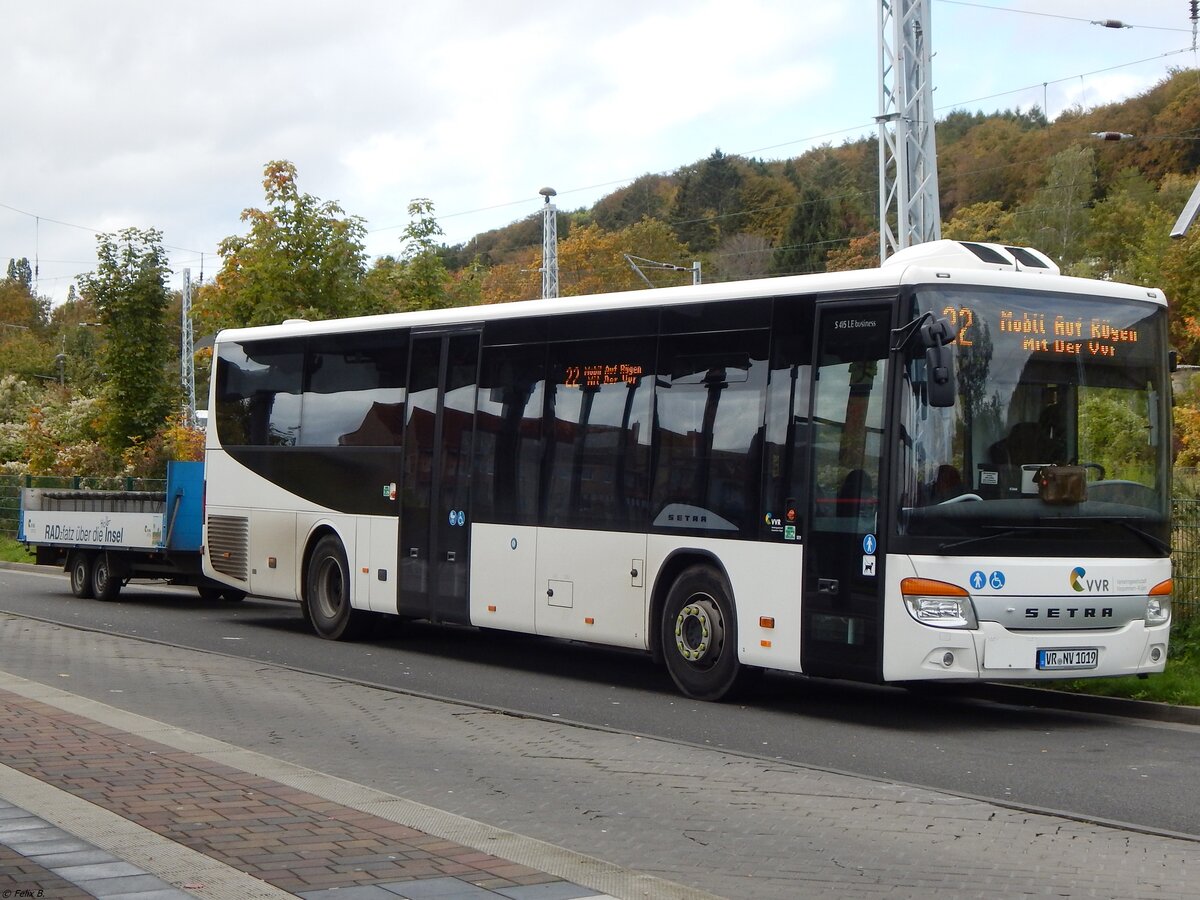 Setra 415 LE Business der VVR in Sassnitz.