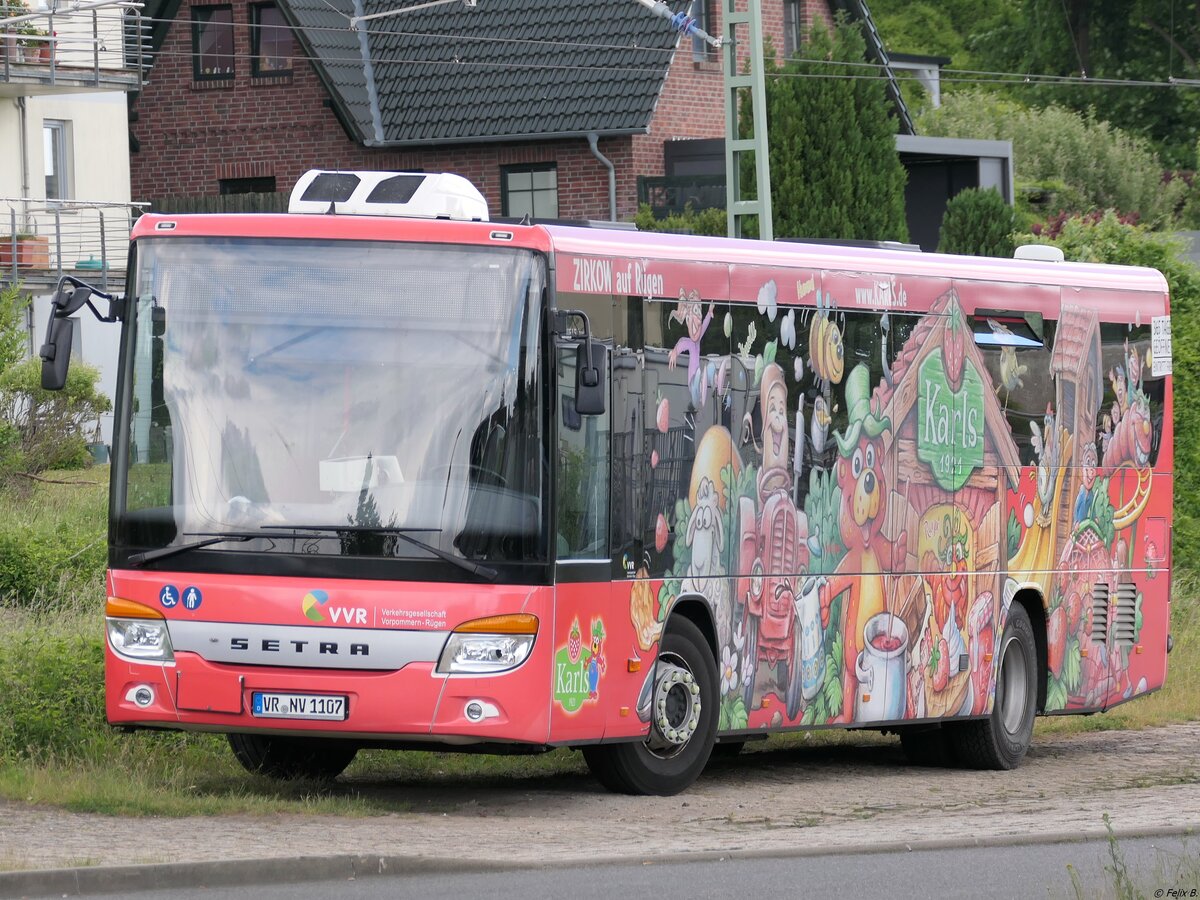 Setra 415 LE Business der VVR in Sassnitz.