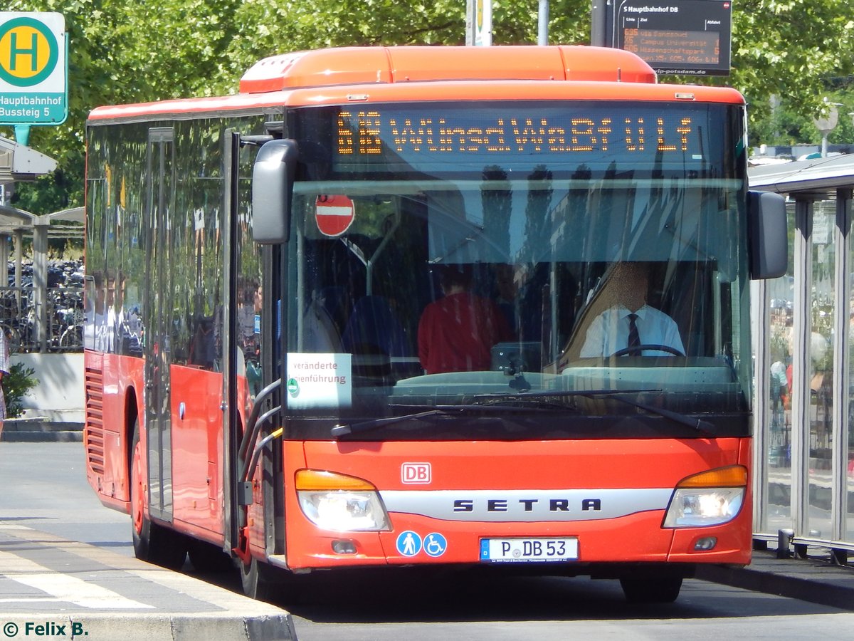 Setra 415 NF von DB Regiobus Ost GmbH in Potsdam.