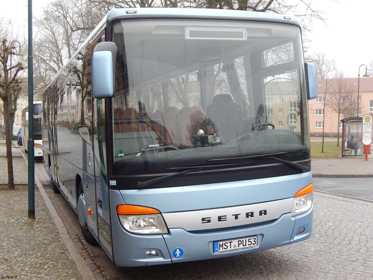 Setra 415 UL von Unger aus Deutschland in Neustrelitz.