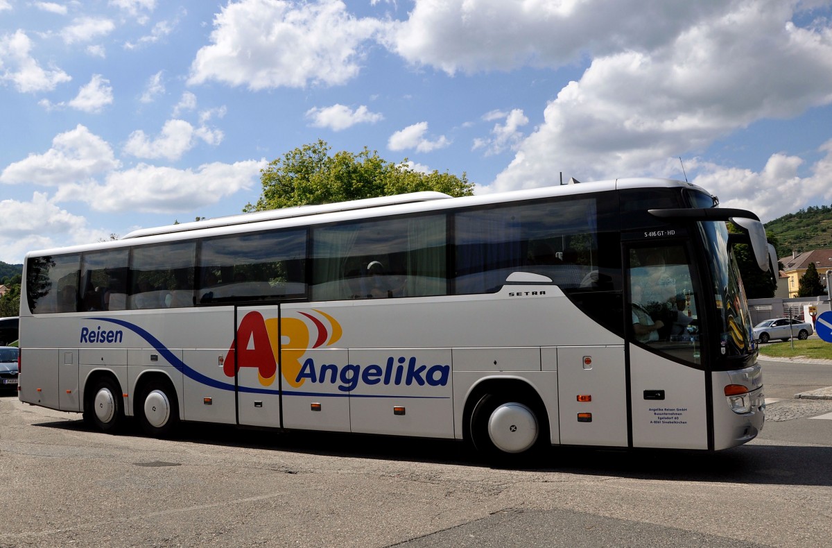 Setra 416 GT-HD von ANGELIKA Reisen aus sterreich im Juni 2015 in Krems.