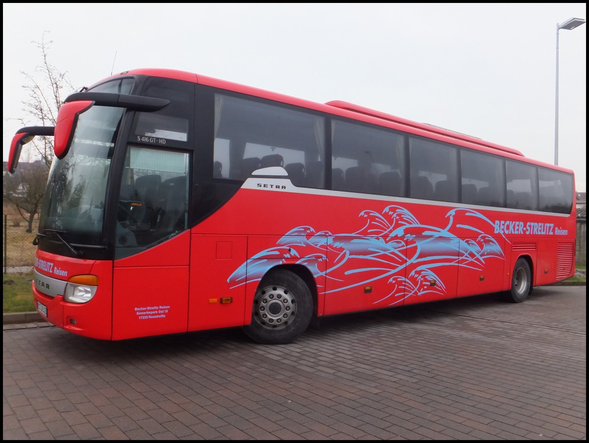 Setra 416 GT-HD von Becker-Strelitz Reisen aus Deutschland in Bergen.