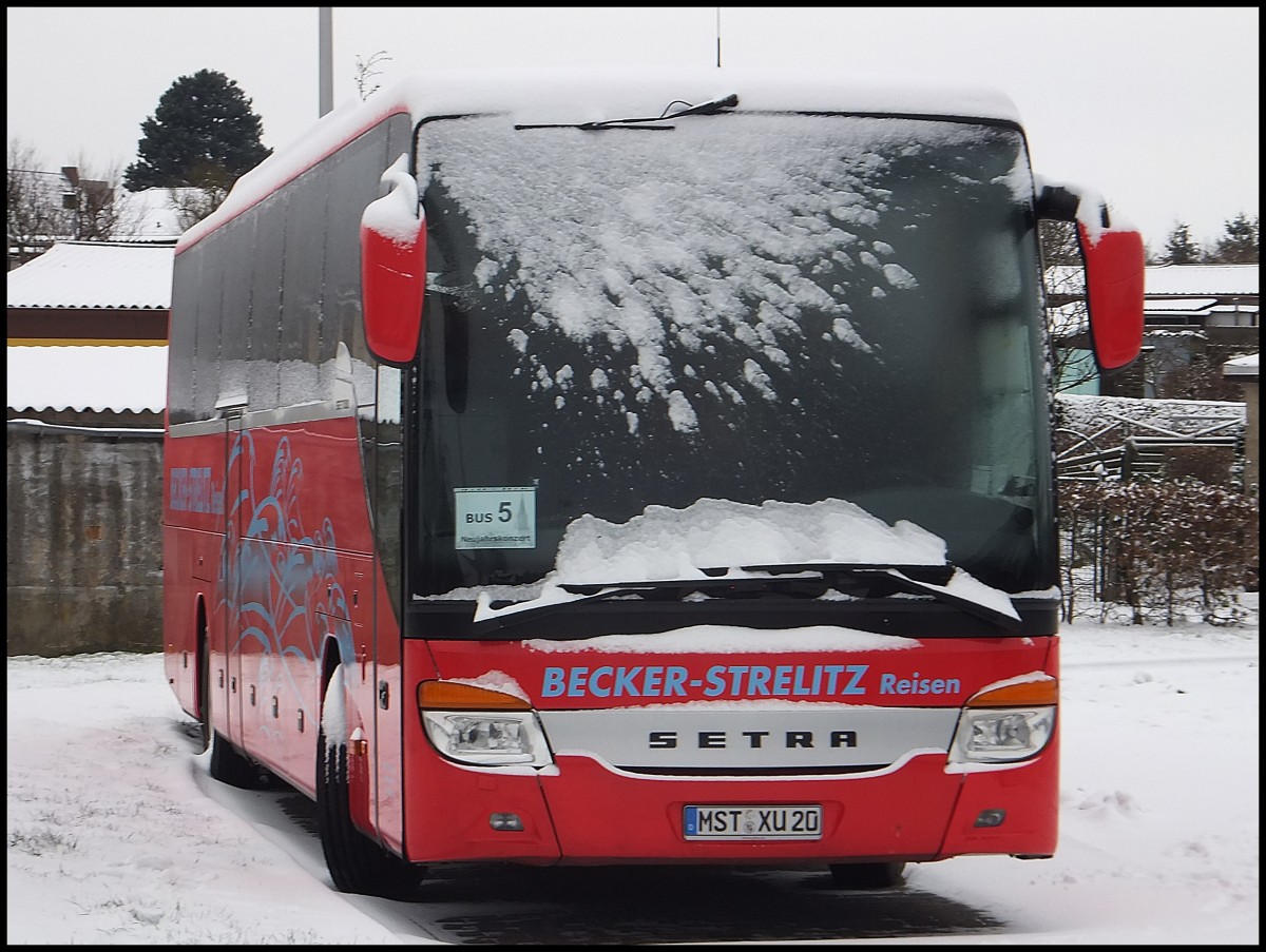 Setra 416 GT-HD von Becker-Strelitz Reisen aus Deutschland in Bergen.