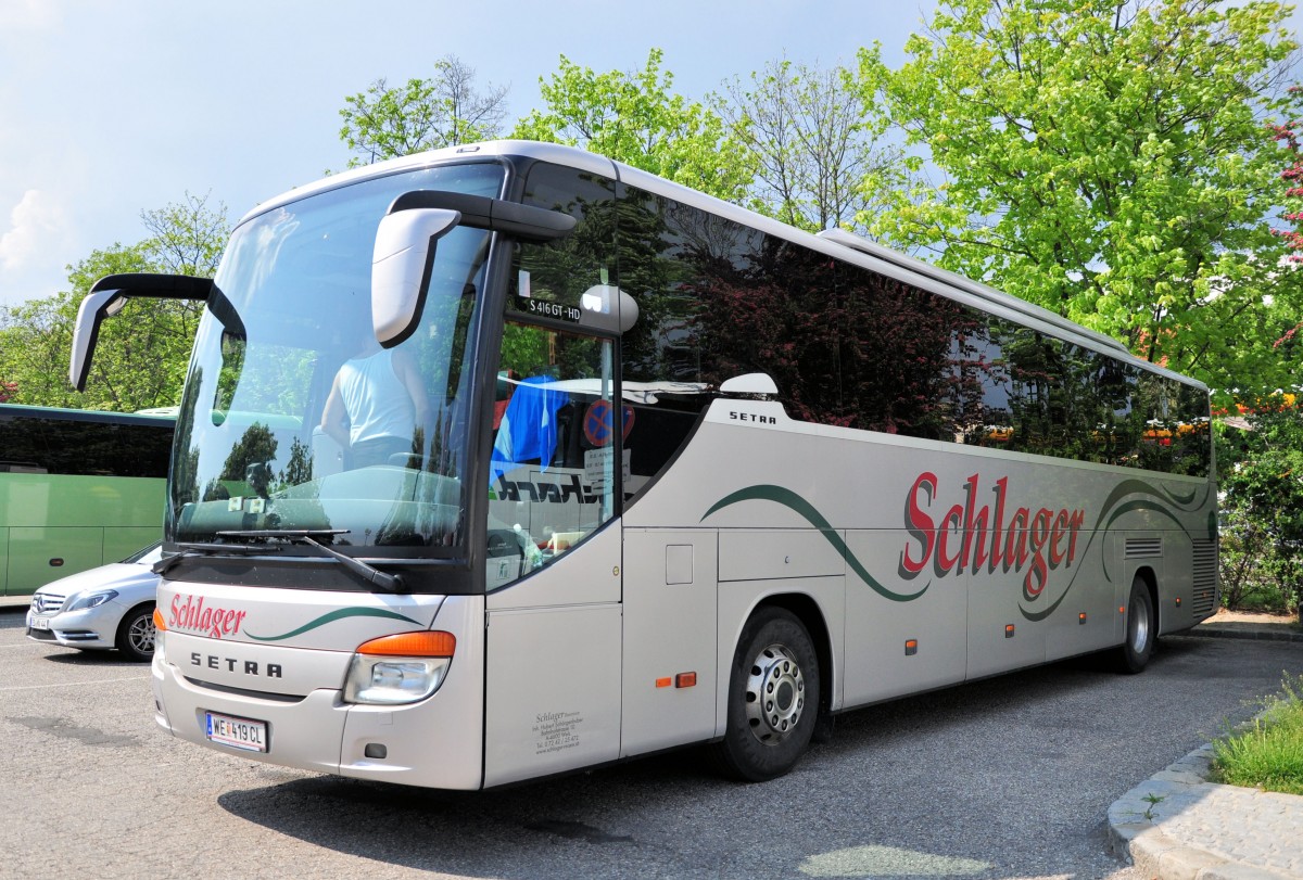 Setra 416 GT-HD von Busreisen Schlager aus �sterreich im Mai 2014 in Krems