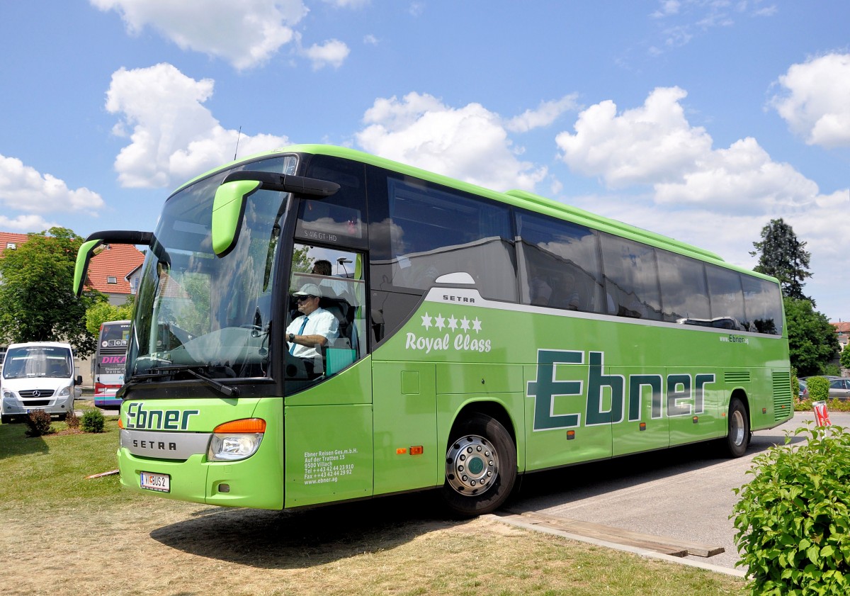 Setra 416 GT-HD von EBNER Reisen aus �sterreich im Juli 2013 in Krems.