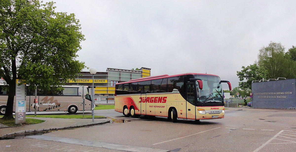 Setra 416 GT-HD von J�rgens Reisen aus der BRD in Krems gesehen.