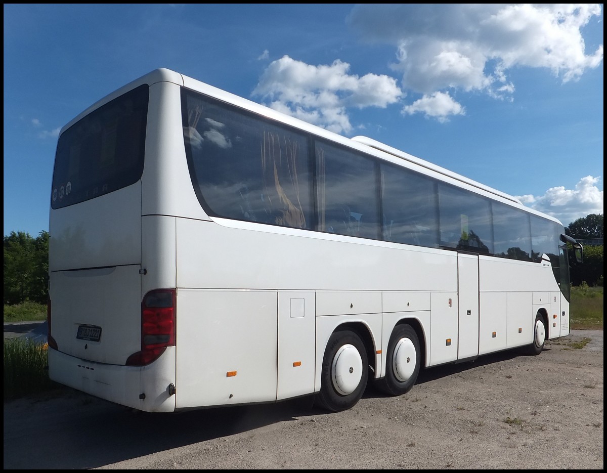 Setra 416 GT-HD von Luzifer-Reisen aus Deutschland in Sassnitz.