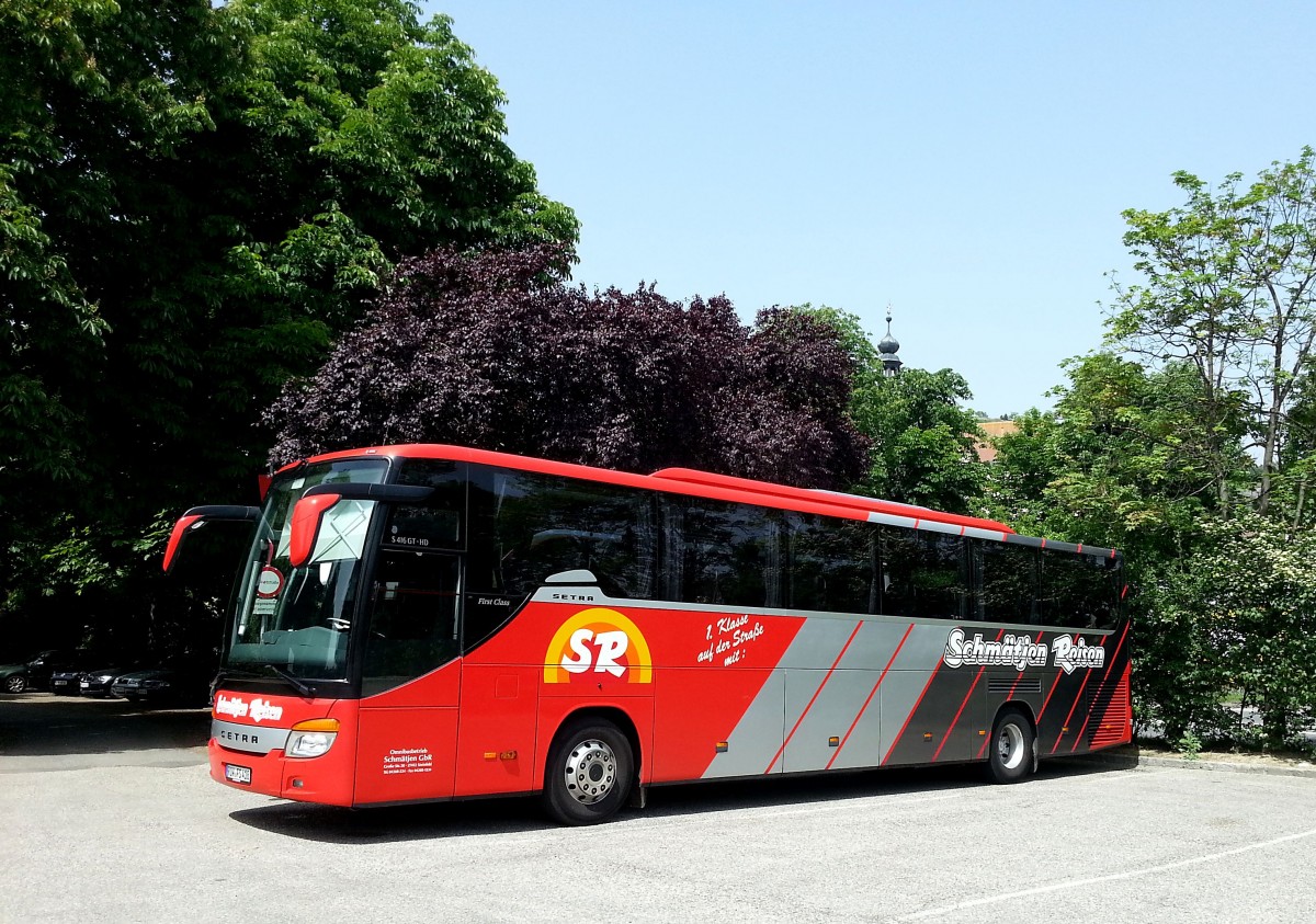 Setra 416 GT-HD von Schmitjen Reisen aus Deutschland am 23.Mai 2014 in Krems gesehen.