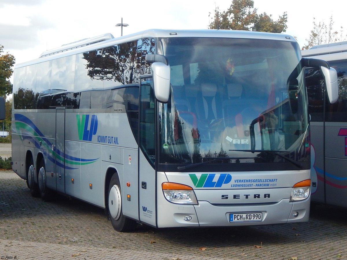 Setra 416 GT-HD der Verkehrsgesellschaft Ludwigslust-Parchim mbH in Hannover.