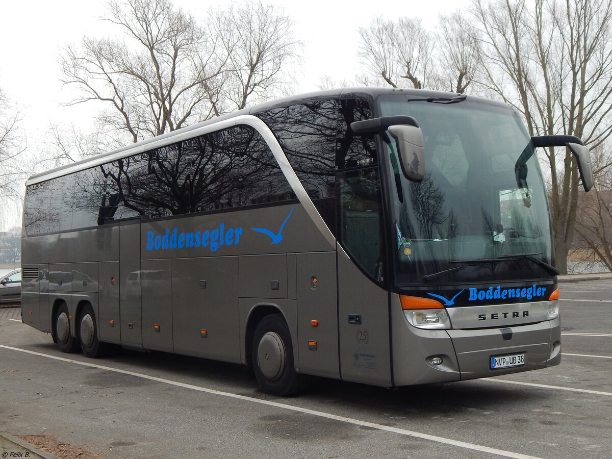 Setra 416 HDH von Boddensegler aus Deutschland in Stralsund.