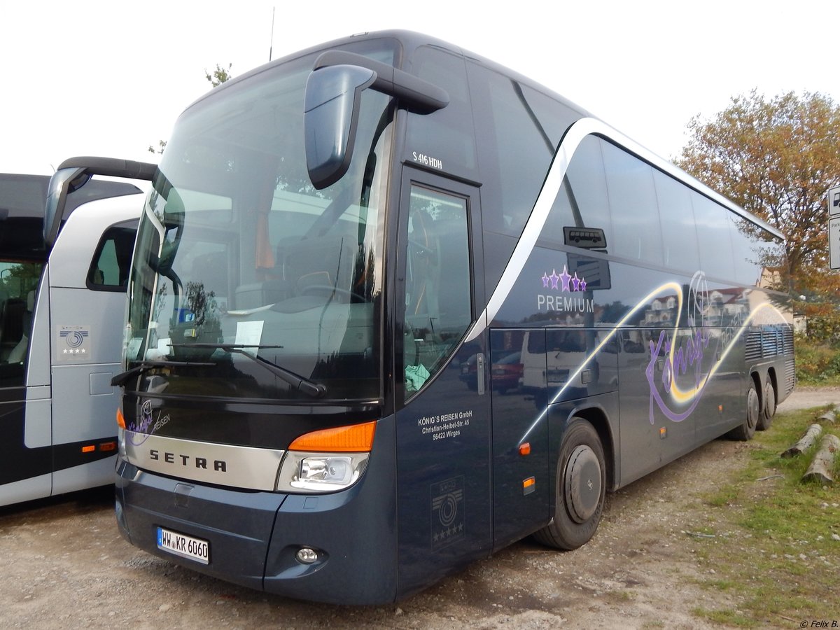 Setra 416 HDH von König's Reisen aus Deutschland in Binz.