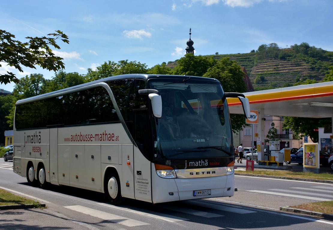 Setra 416 HHD von MATH� Reisen aus �sterreich 06/2017 in Krems.