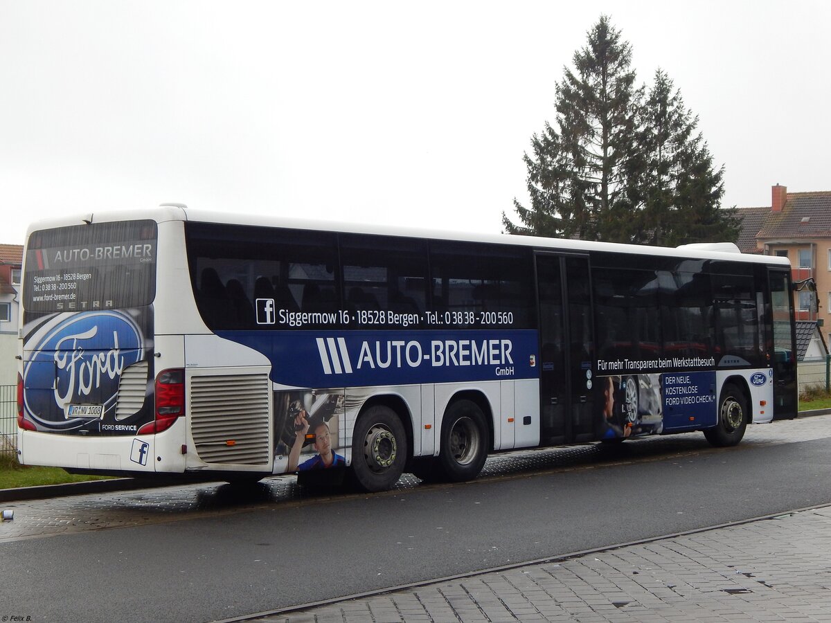 Setra 418 LE Business der VVR in Sassnitz.