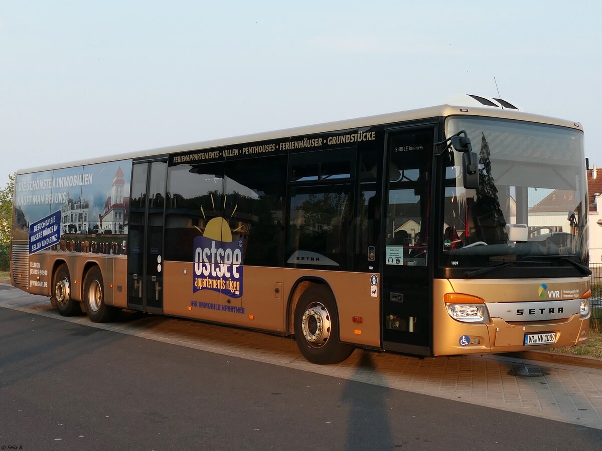 Setra 418 LE Business der VVR in Sassnitz.