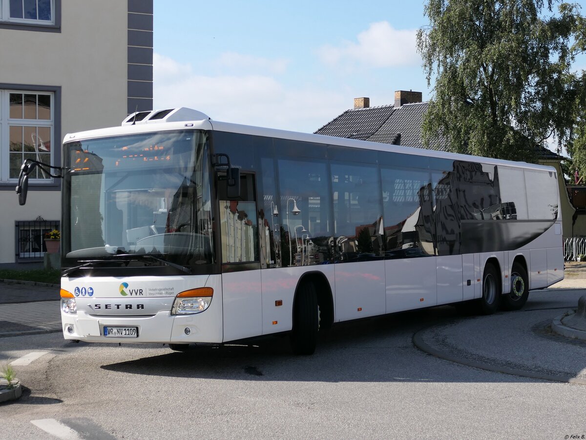 Setra 418 LE Business der VVR in Sassnitz.