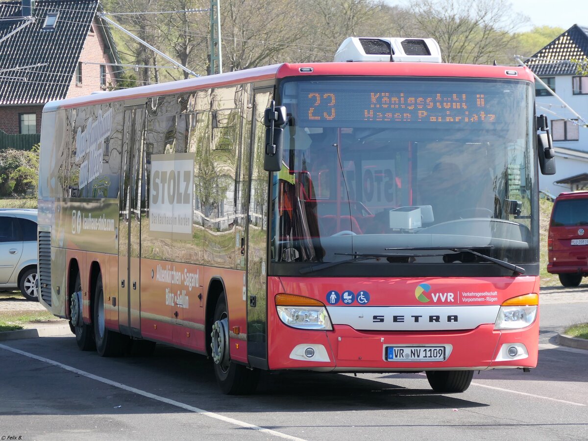 Setra 418 LE Business der VVR in Sassnitz.