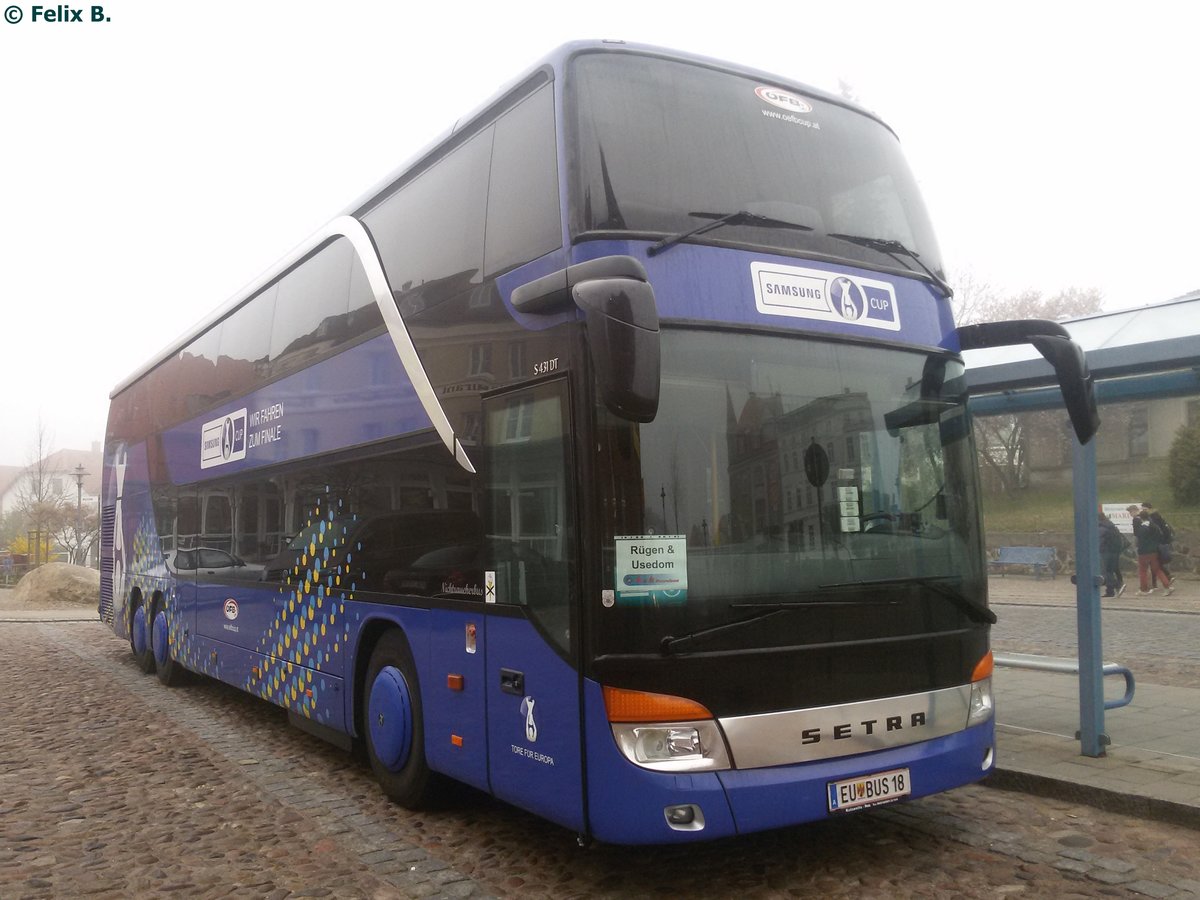 Setra 431 DT von K&K Busreisen aus Österreich in Bergen.