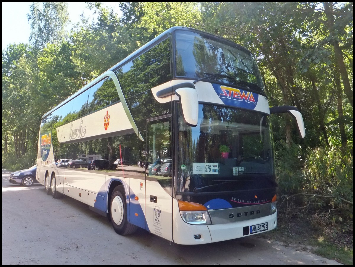 Setra 431 DT von Stewa aus Deutschland in Binz.