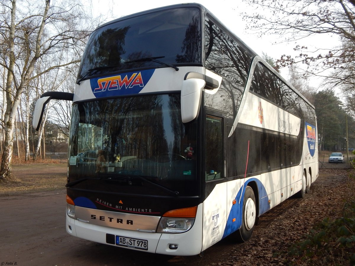 Setra 431 DT von Stewa aus Deutschland in Binz.