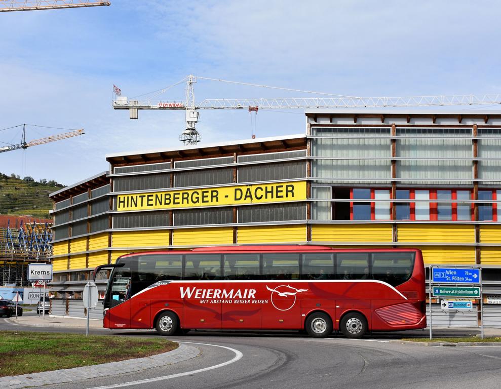 Setra 500er-Serie von Weiermair Reisen aus �sterreich 10/2017 in Krems.