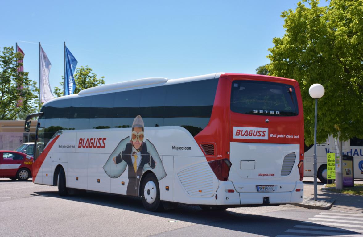 Setra 515 HD von Blaguss Reisen aus �sterreich in Krems.