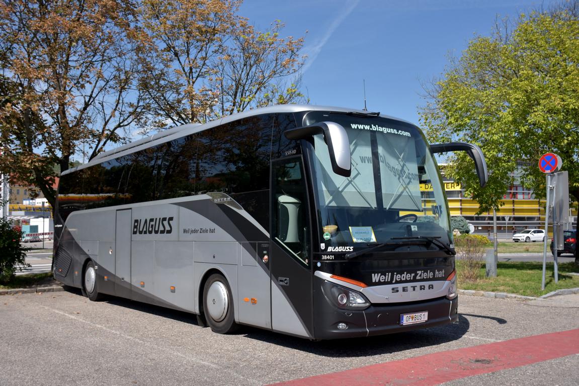 Setra 515 HD von Blaguss Reisen aus �sterreich 2017 in Krems.