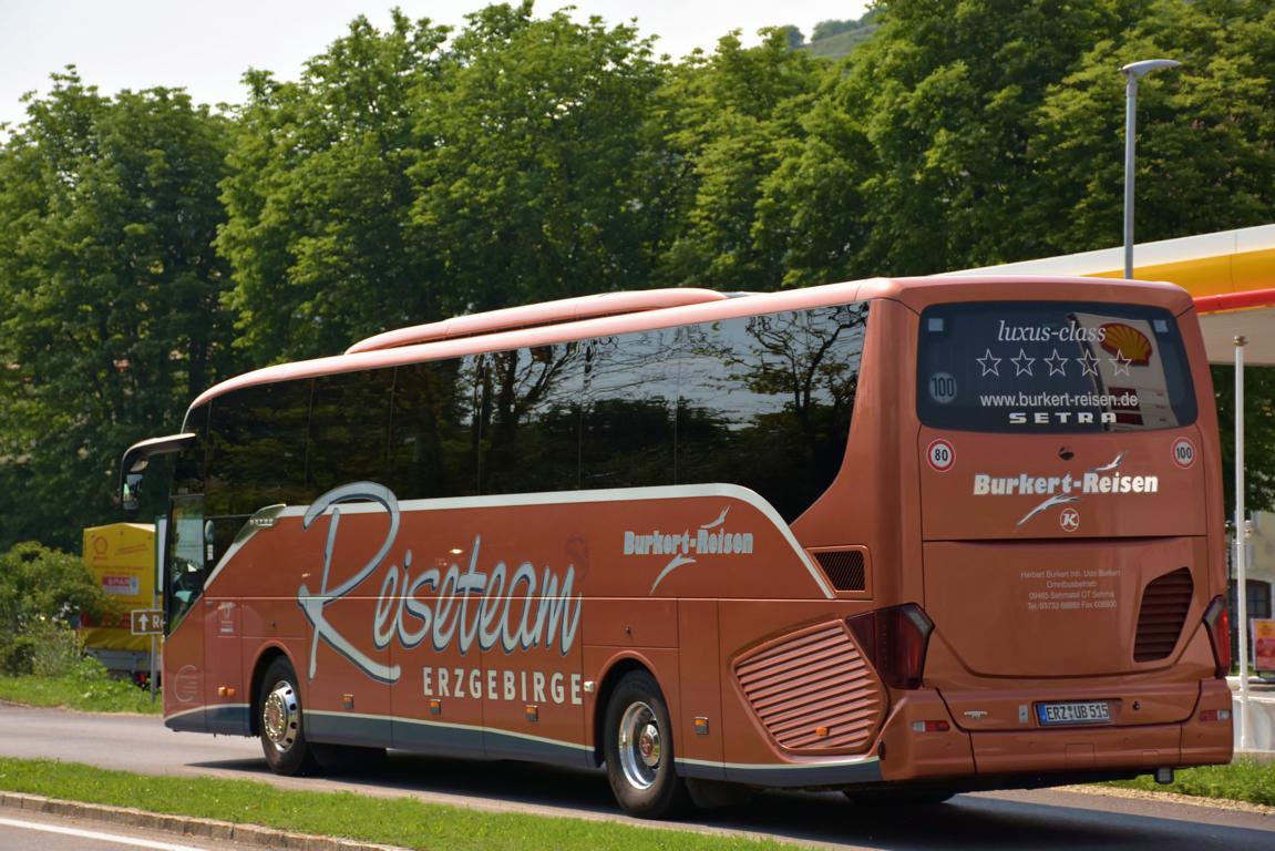 Setra 515 HD von Burkert Reisen-Reiseteam Erzgebirge 2018 in Krems.