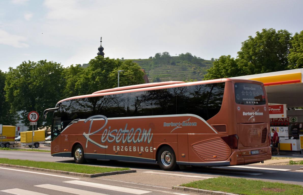 Setra 515 HD von Burkert Reisen-Reiseteam Erzgebirge 2018 in Krems.