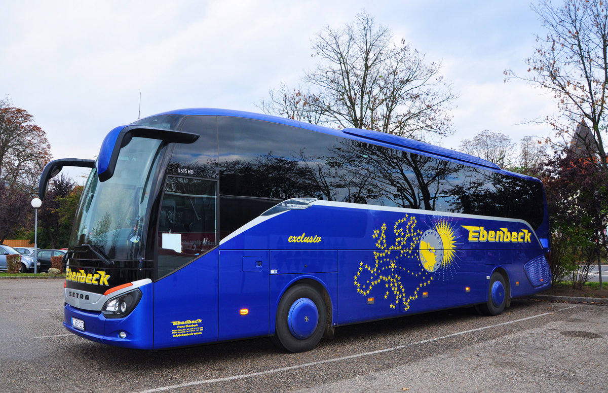 Setra 515 HD von Franz EBENBECK Reisen aus der BRD in Krems.