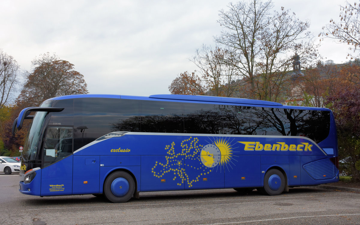 Setra 515 HD von Franz EBENBECK Reisen aus der BRD in Krems.