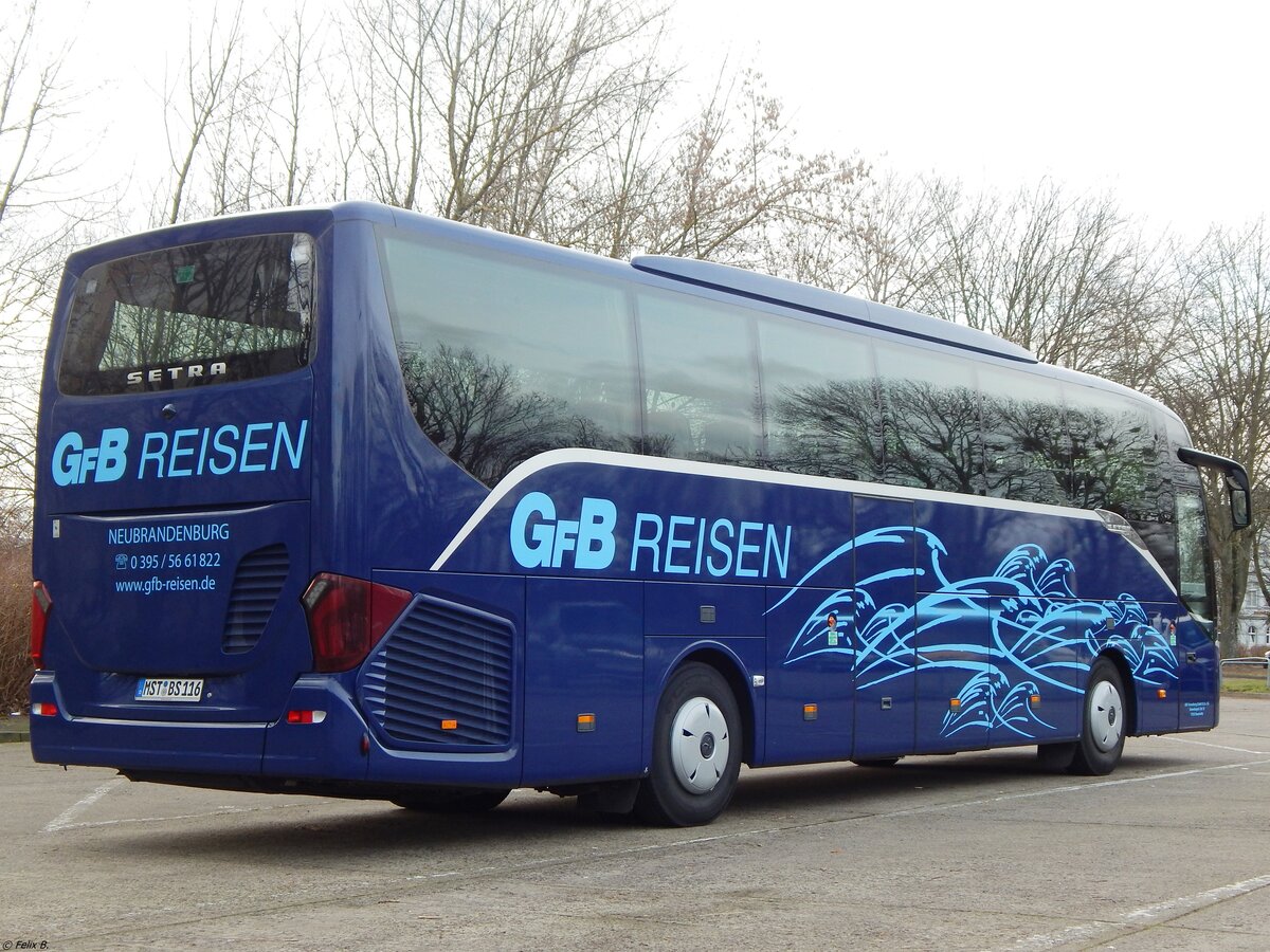 Setra 515 HD von GFB-Reisen aus Deutschland in Neubrandenburg. 