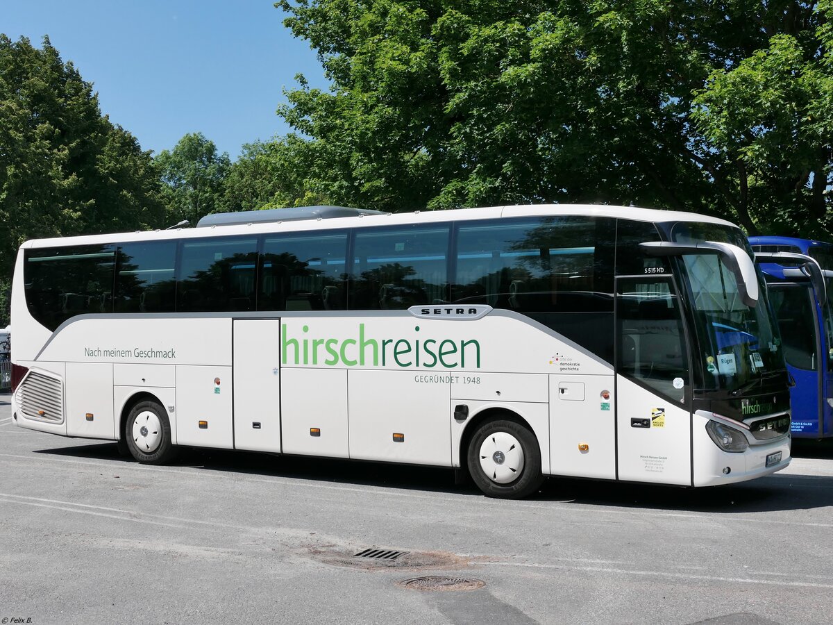 Setra 515 HD von Hirsch Reisen aus Deutschland in Stralsund.