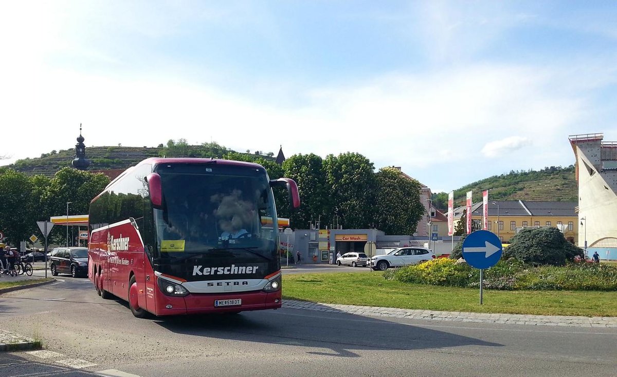 Setra 515 HD von Kerschner Reisen aus N.�. im Mai 2018 in Krems.