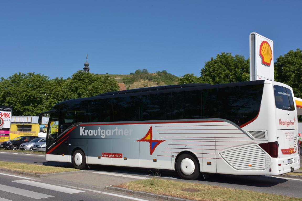 Setra 515 HD von Krautgartner Reisen aus �sterreich 06/2017 in Krems.