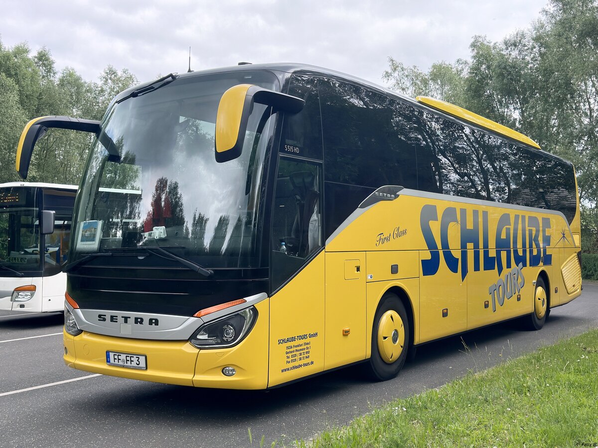 Setra 515 HD von Schlaube aus Deutschland in Plau am See.