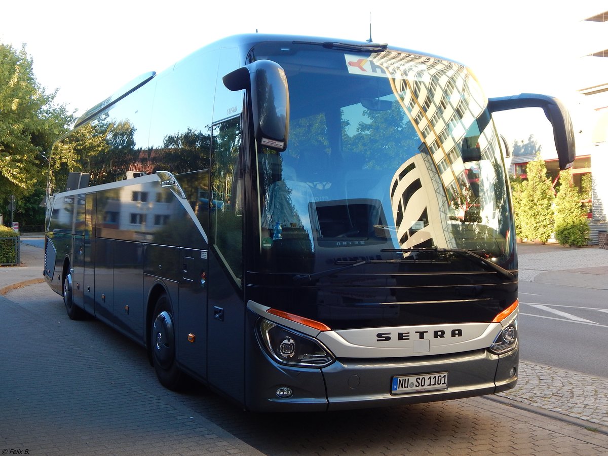 Setra 515 HD Vorführwagen in Neubrandenburg.