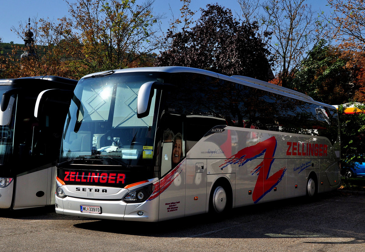 Setra 515 HD von Zellinger Reisen aus �sterreich in Krems.
