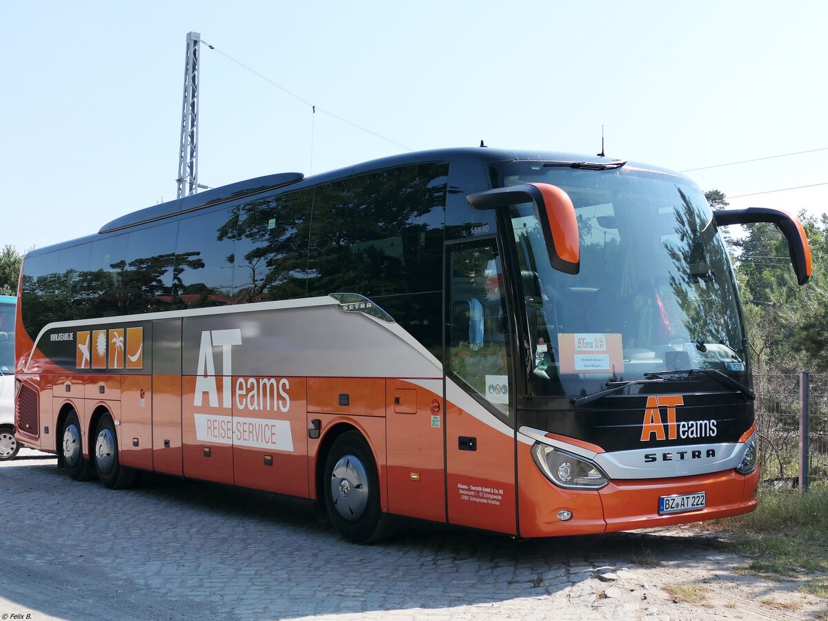 Setra 516 HD von ATeams aus Deutschland in Binz.