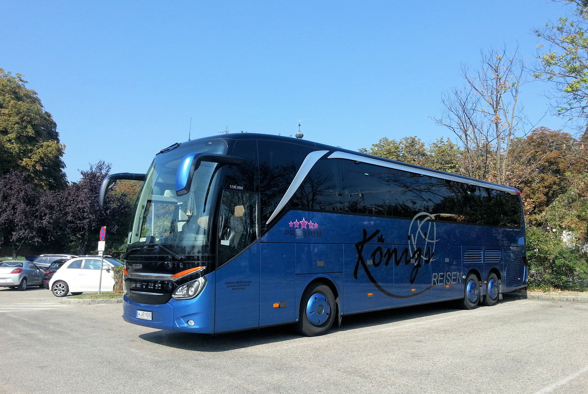 Setra 516 HDH von K�nig`s Reisen aus der BRD 2017 in Krems.
