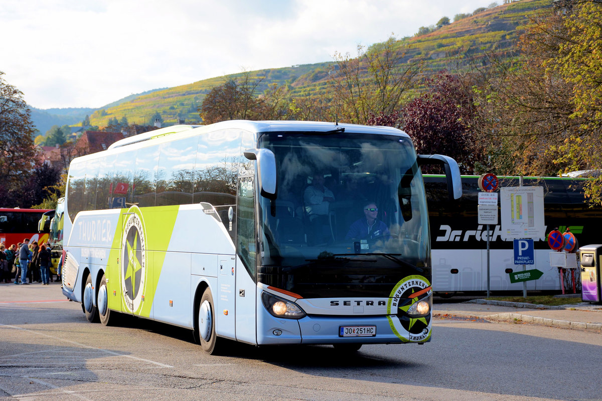 Setra 517 HD vom Busunternehmen Thurner aus �sterreich in Krems.