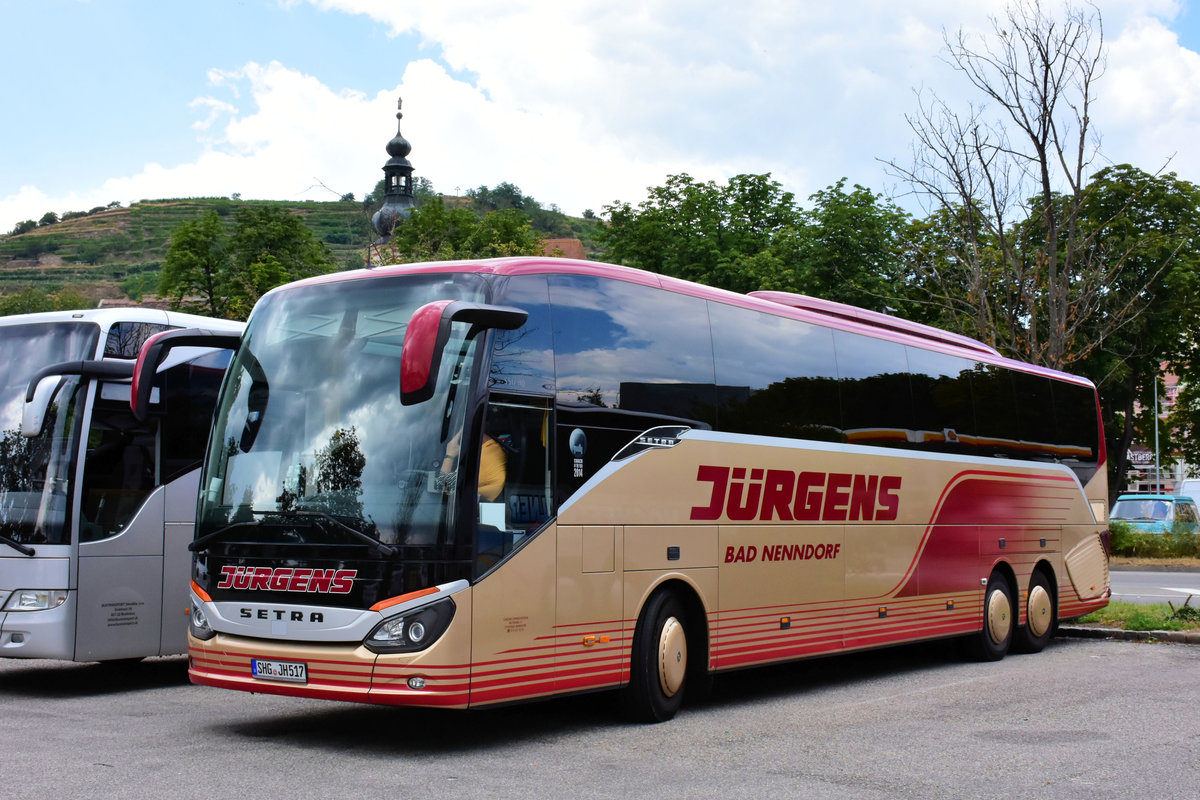 Setra 517 HD von Jrgens Reisen aus der BRD im Mai 2018 in Krems.