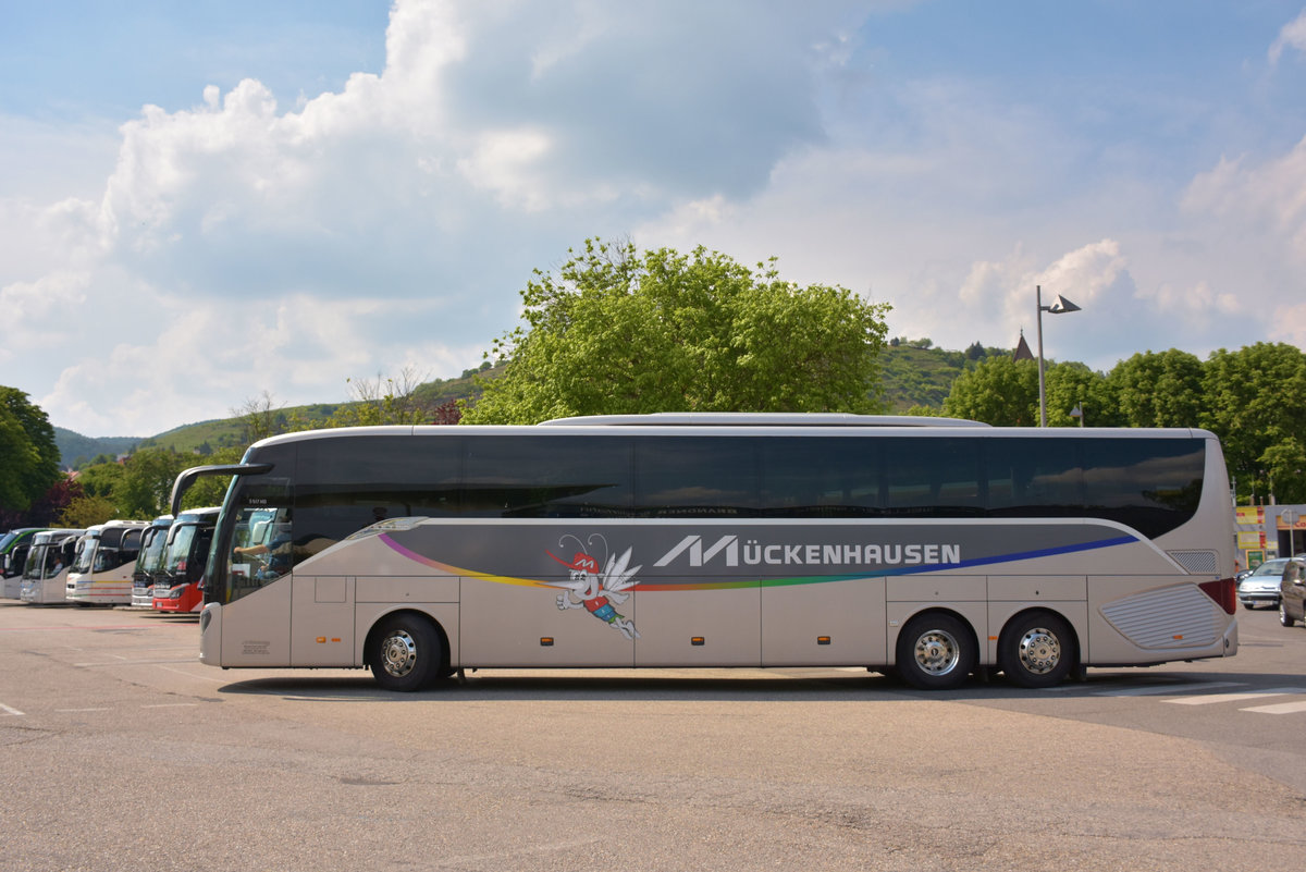 Setra 517 HD von M�ckenhausen Reisen aus der BRD im Mai 2018 in Krems.