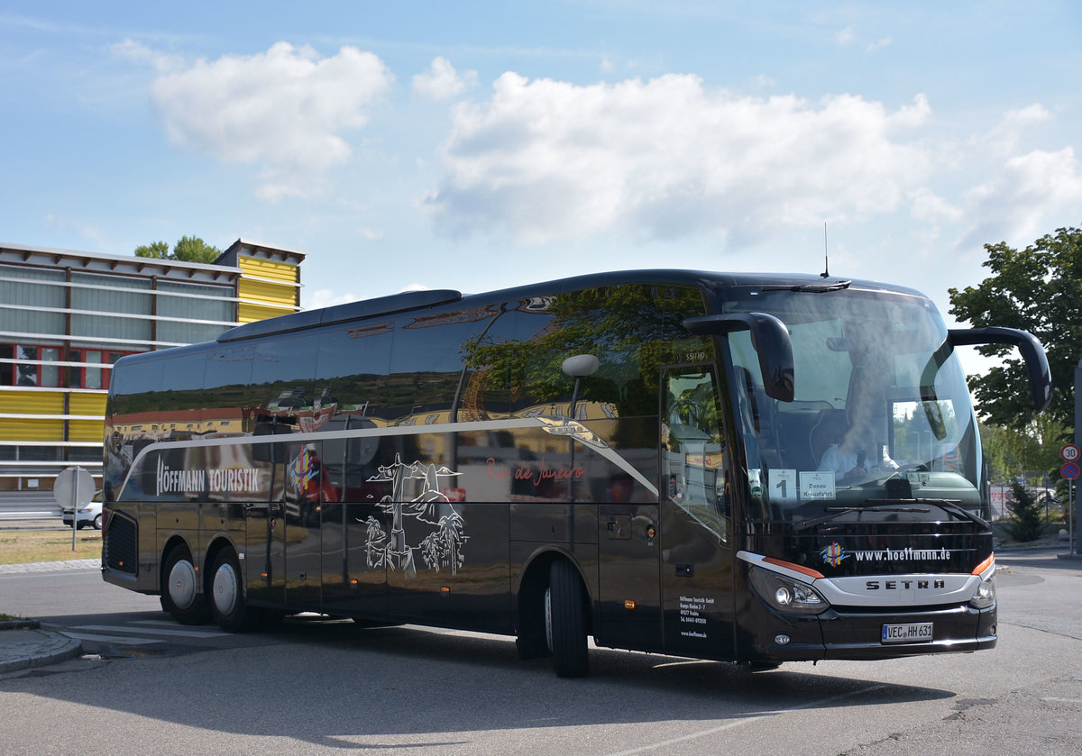 Setra 517 HD  Rio de Janeiro  von H�ffmann Reisen aus der BRD 2017 in Krems.