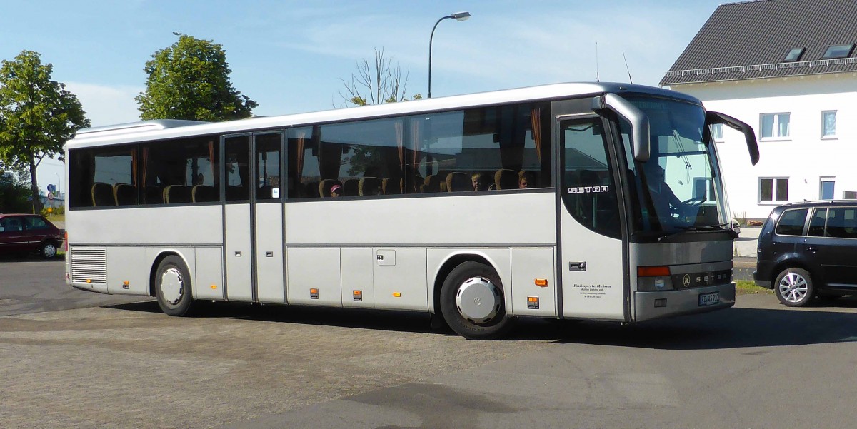 Setra von RH�NPERLE - Reisen unterwegs mit den Marbacher Kindergartenkindern, Juli 2014