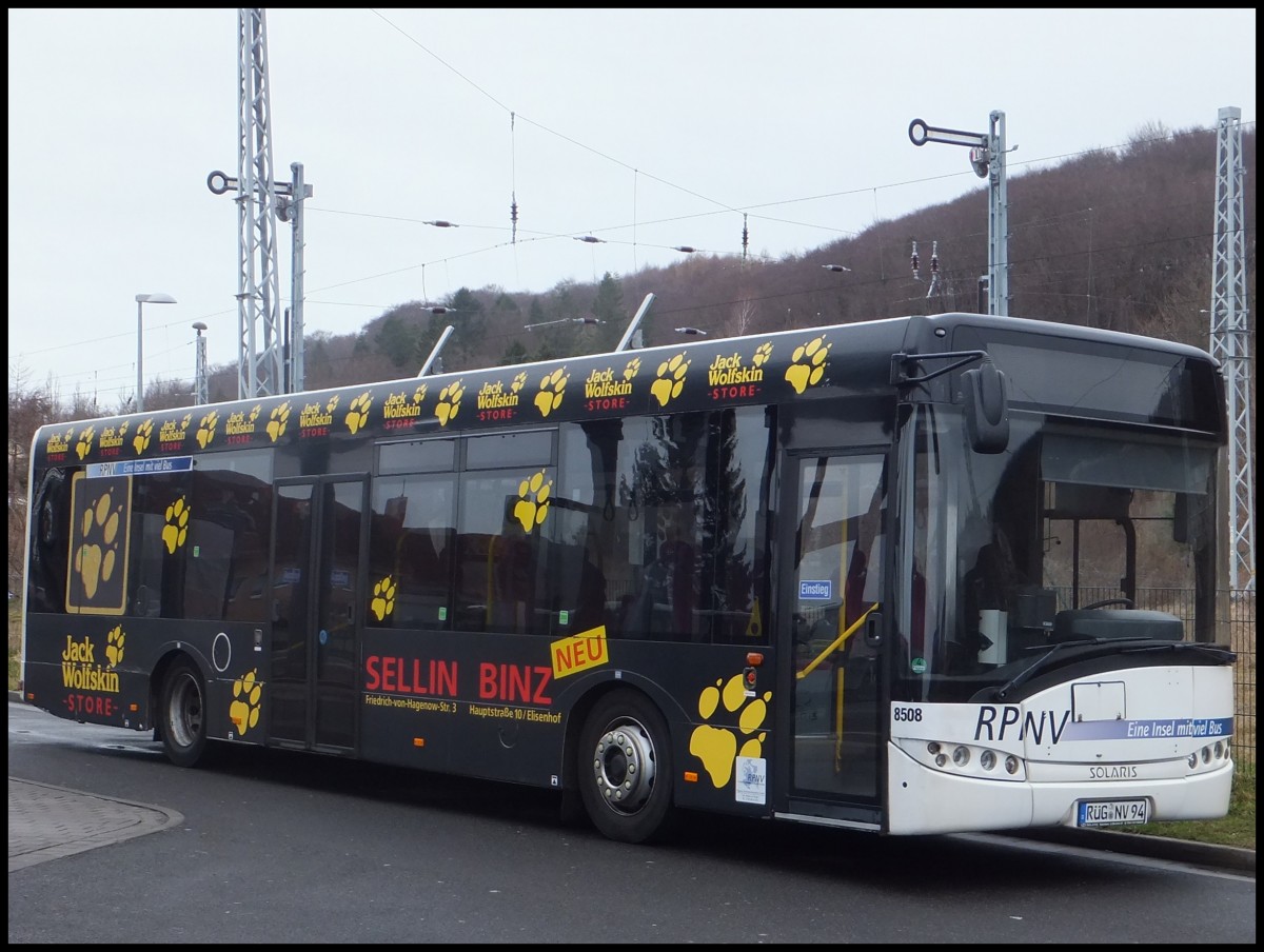 Solaris Urbino 12 der RPNV in Sassnitz.