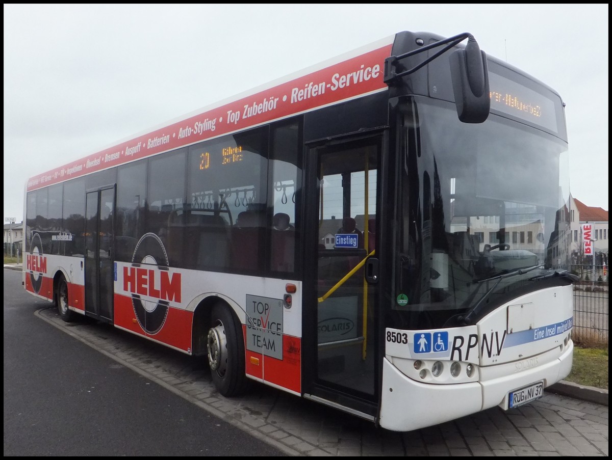 Solaris Urbino 12 der RPNV in Sassnitz.