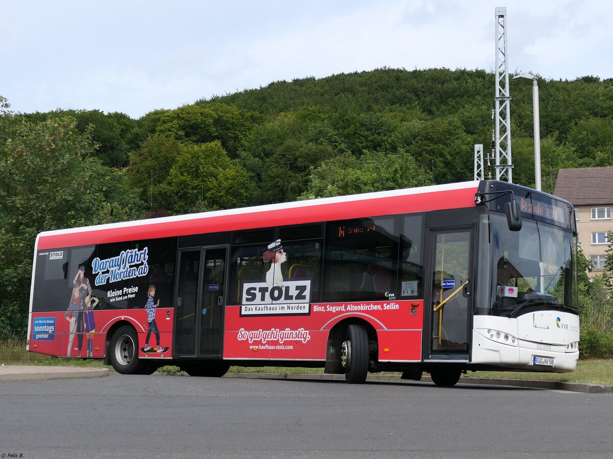 Solaris Urbino 12 der VVR in Sassnitz. 