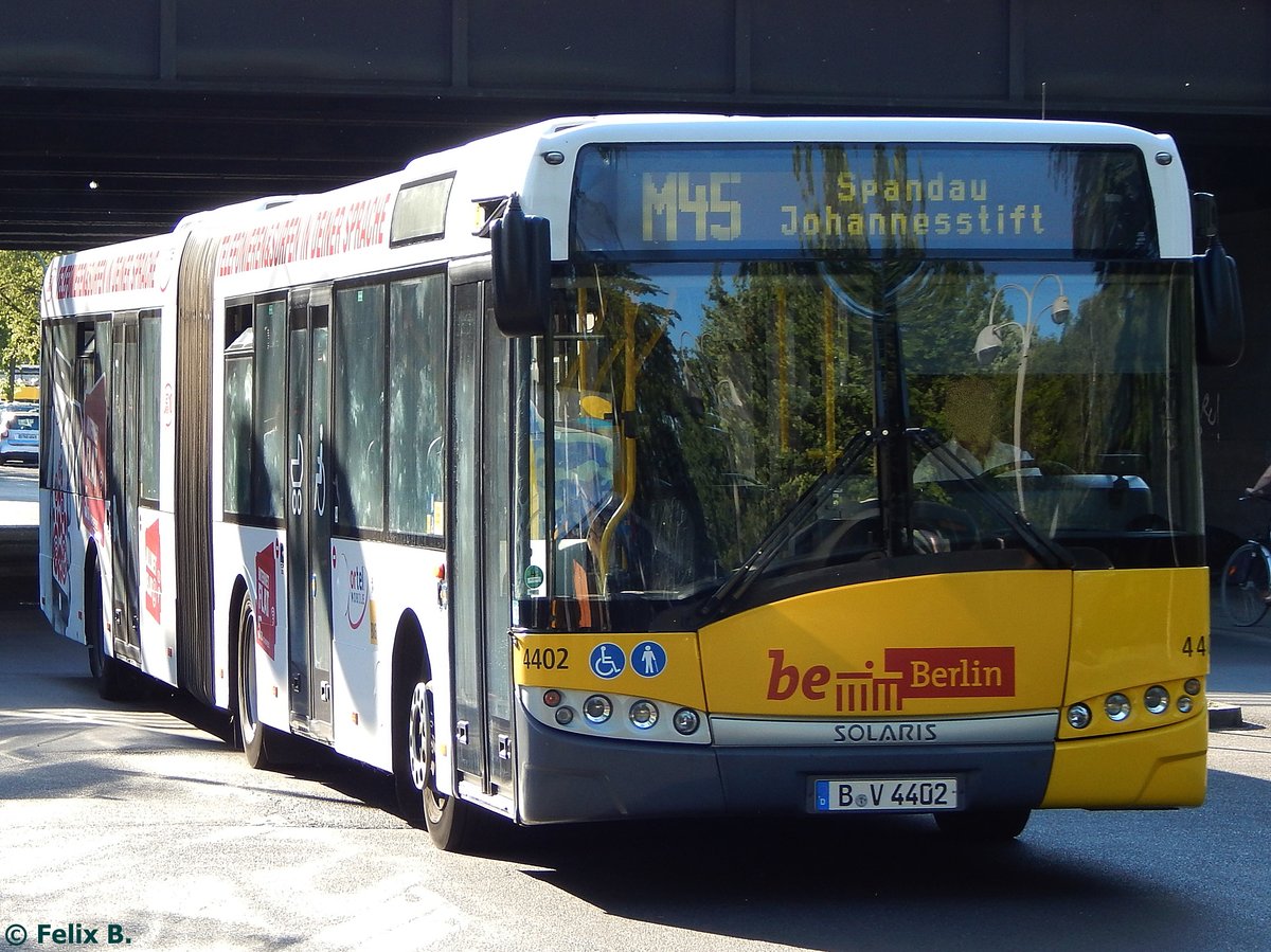 Solaris Urbino 18 der BVG in Berlin.