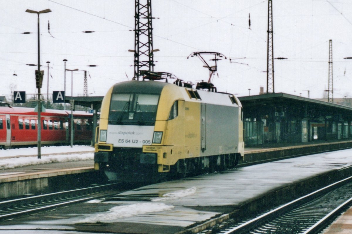 Solofahrt f�r U2-005 durch Weimar am 24 Dezember 2003.