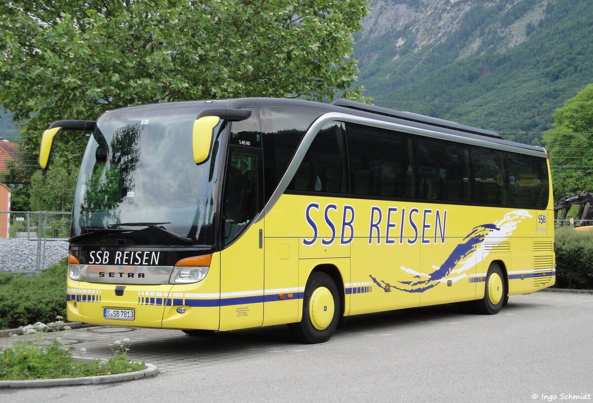SSB Reisen aus Stuttgart | Nr. 7813 | S-SB 7813 | Setra 415 HD | 31.05.2012 in Bad Reichenhall